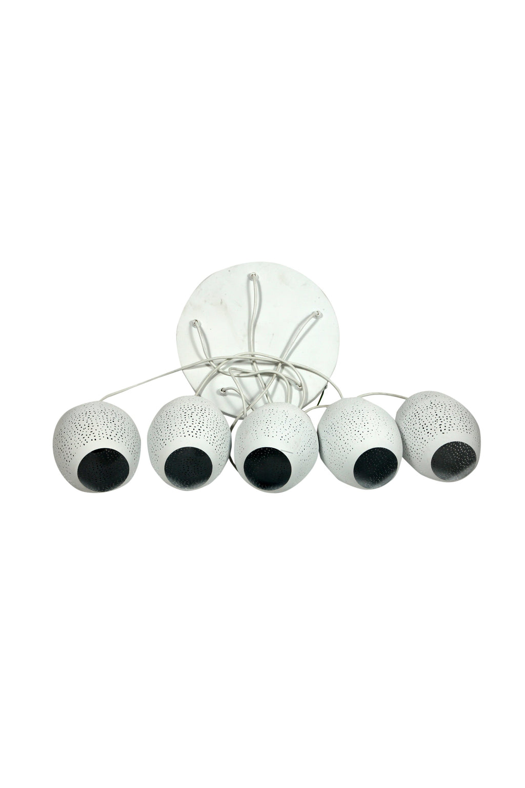 Constellation - White - Perforated Pendant Light Cluster-abc