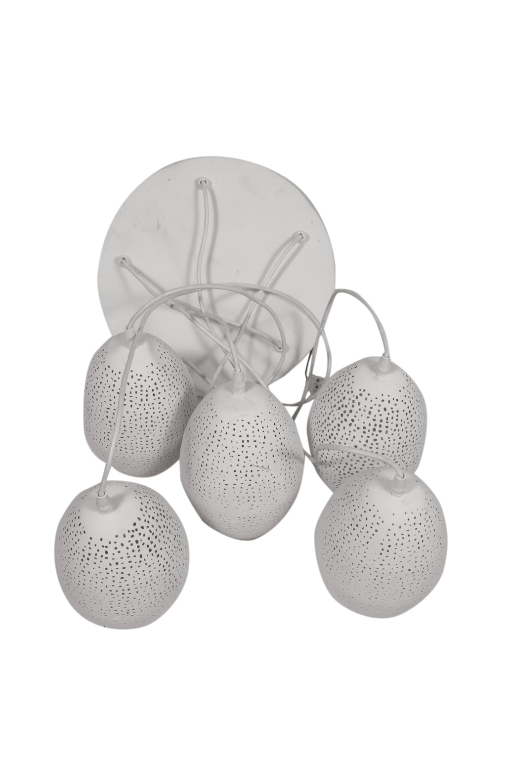 Constellation - White - Perforated Pendant Light Cluster-abc