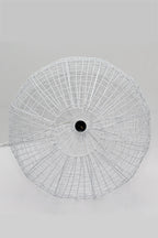 Cray Ball Medium - White - Wire Weave Ball Pendant Light-abc