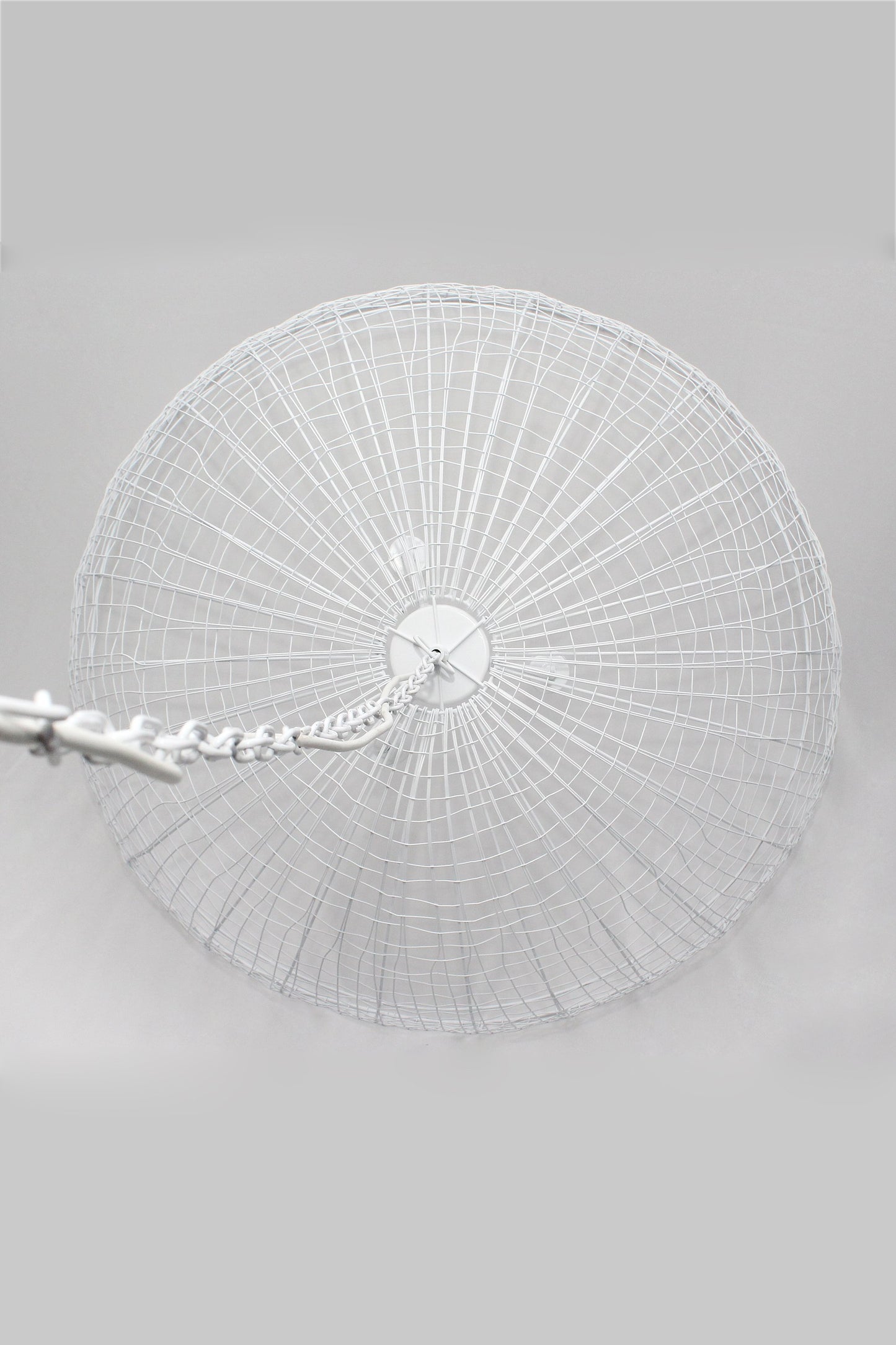 Cray Dome - White - Wire Weave Dome Pendant Light-abc