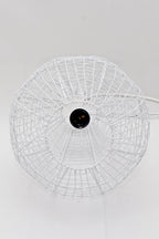 Cray Pot Small - White - Wire Weave Teardrop Pendant Light-abc