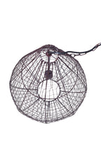 Cray Pot Large - Antique Copper - Wire Weave Teardrop Pendant Light-abc