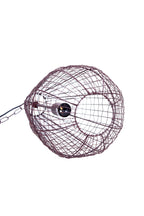Cray Pot Small - Antique Copper - Wire Weave Teardrop Pendant Light-abc
