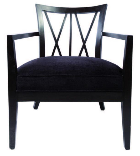 CROSS BACK Occasional Chair-abc