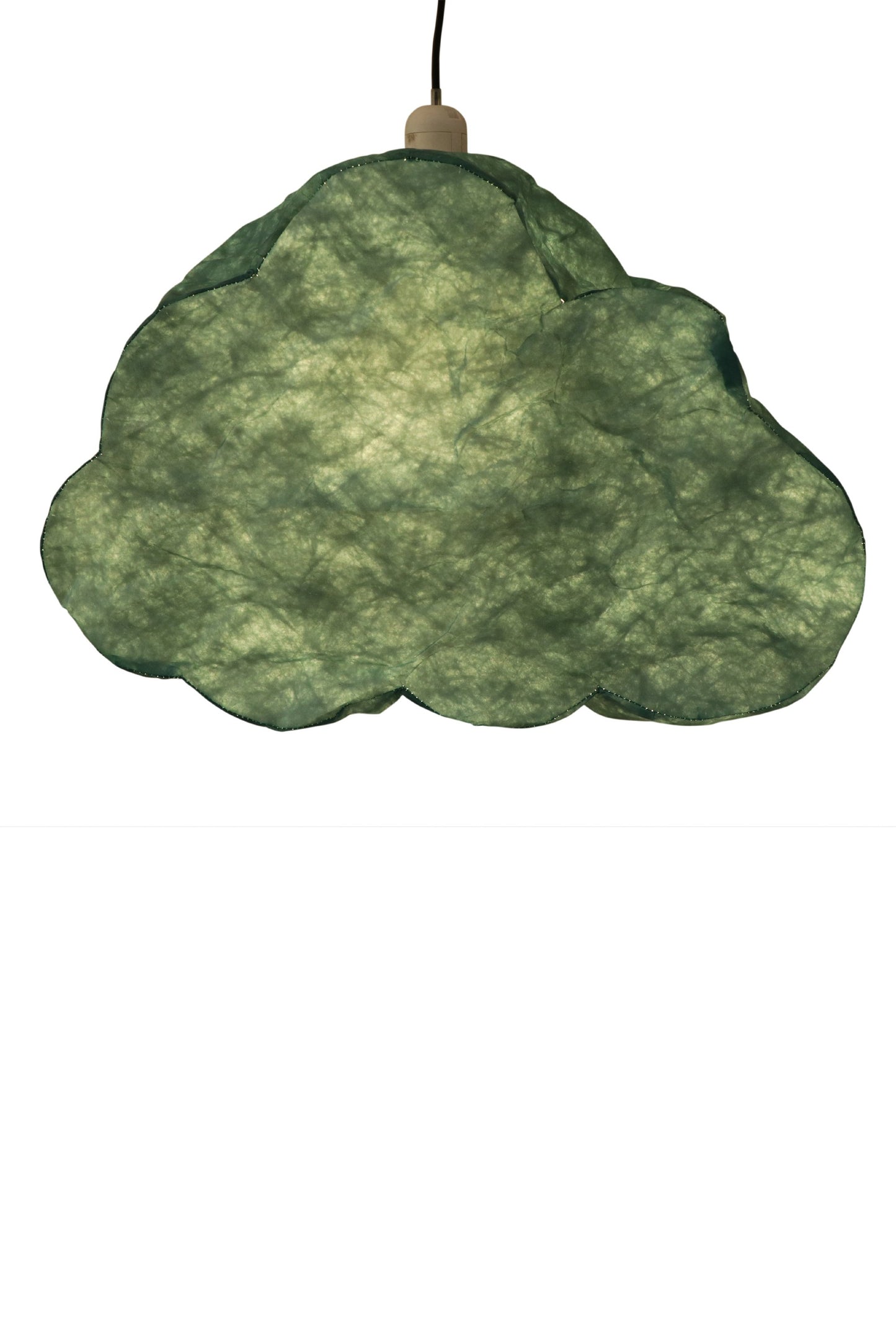 Cumulus - Sky Blue - Free Form Cloud Paper Pendant Light-abc