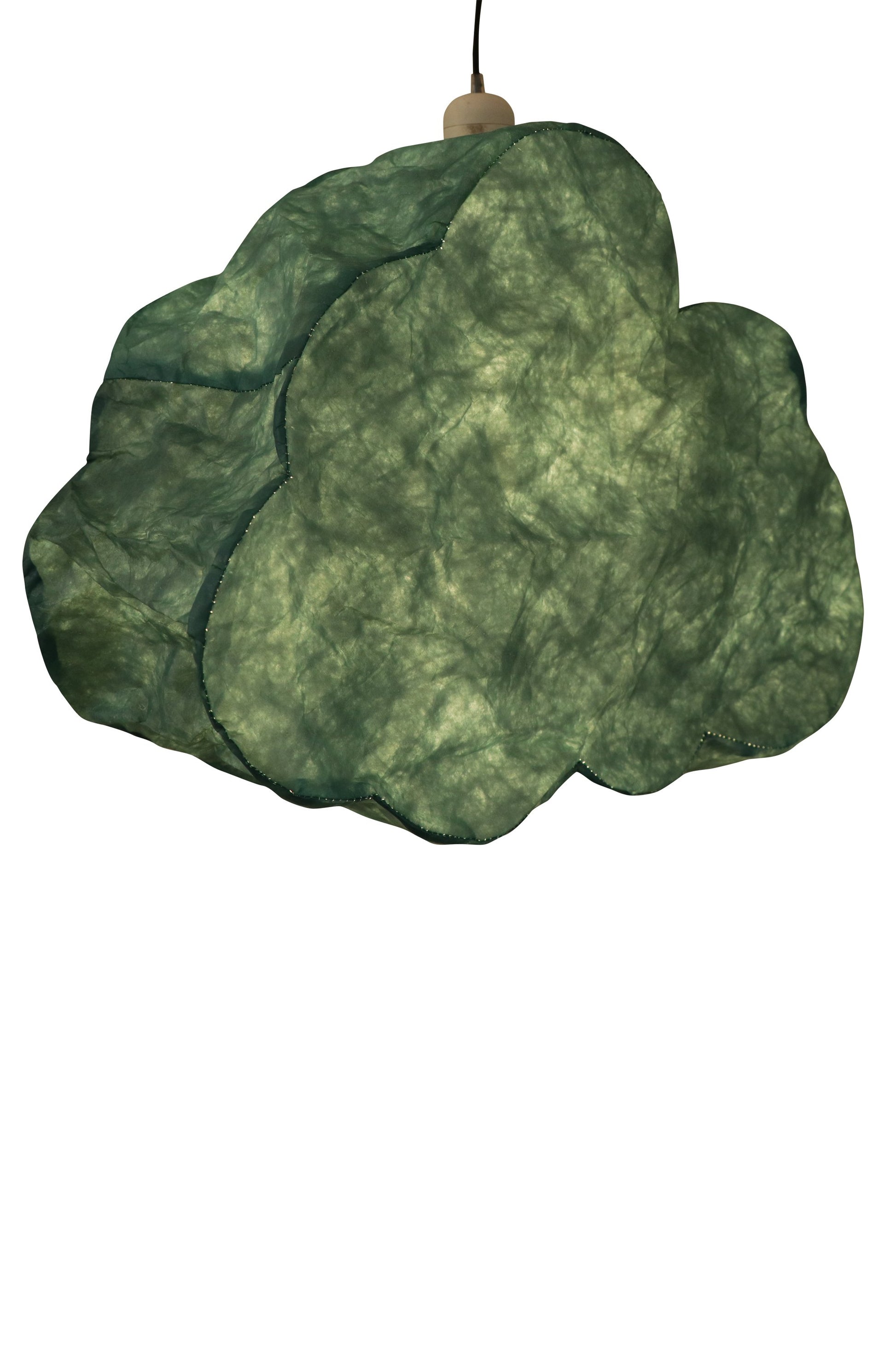 Cumulus - Sky Blue - Free Form Cloud Paper Pendant Light-abc