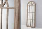 Chiba Panelled Arch Window Mirror 610x1780mm-abc