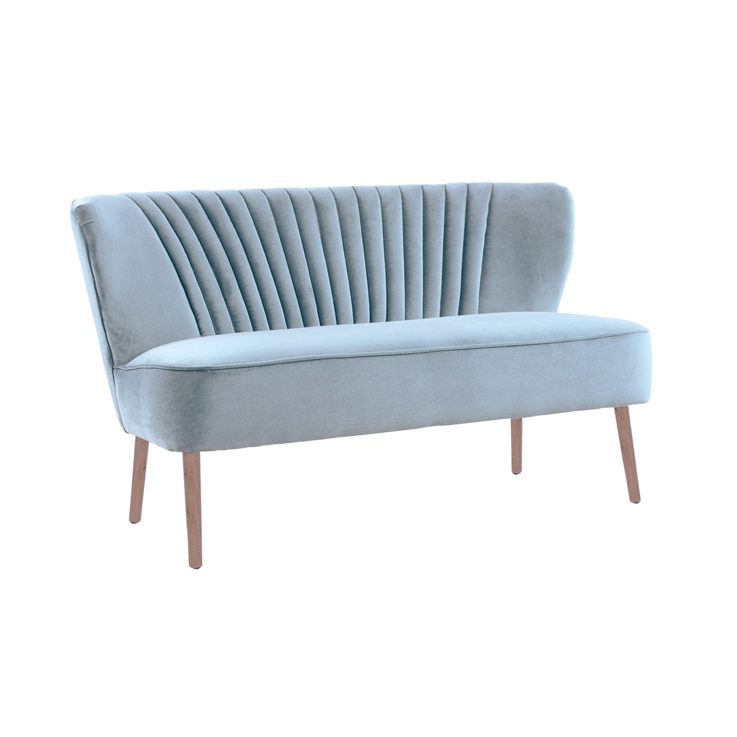 Blue Grey Coco Two Seater Sofa-abc
