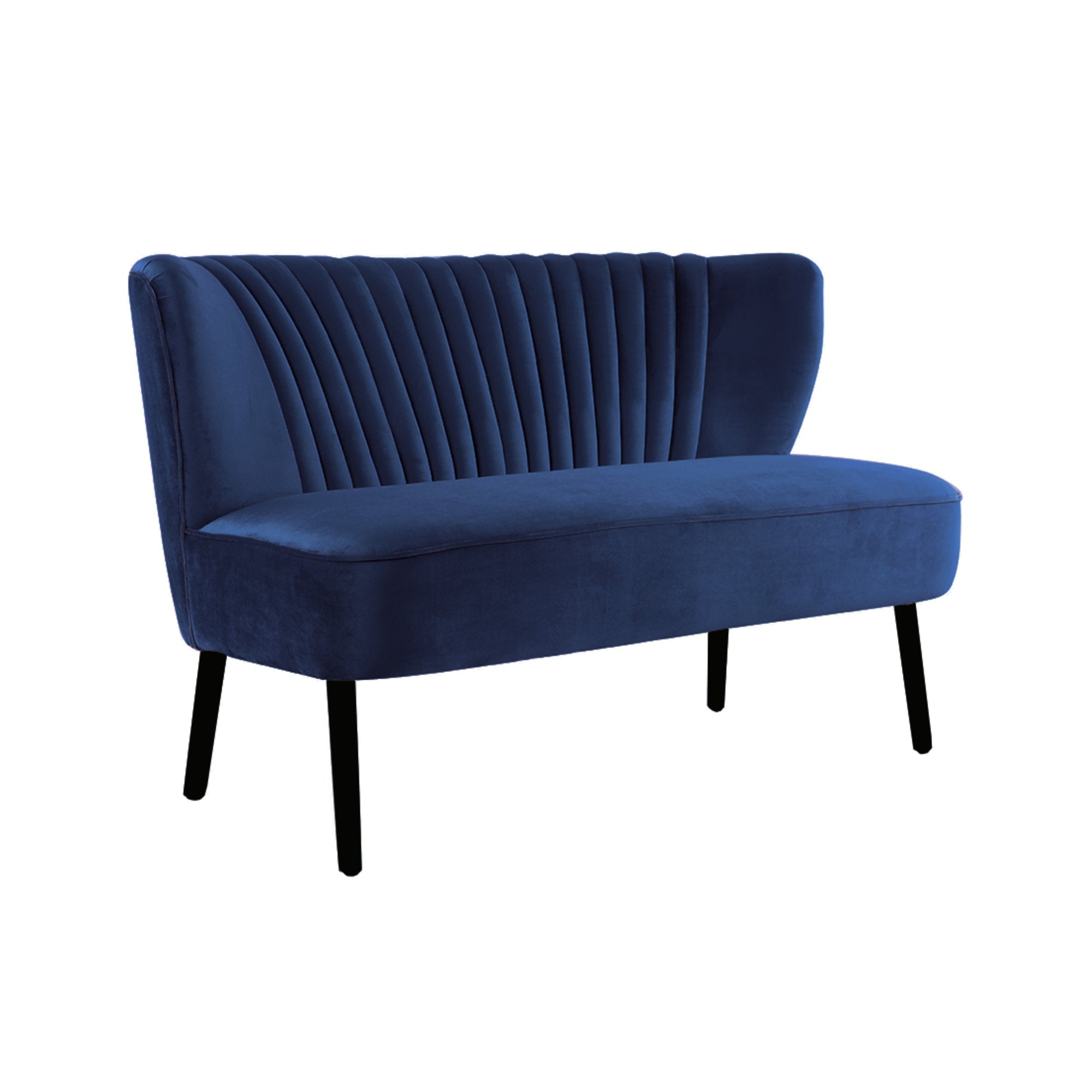 French Navy Coco Two Seater Sofa-abc