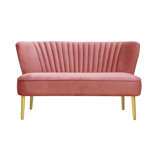 Pink Coco Two Seater Sofa-abc