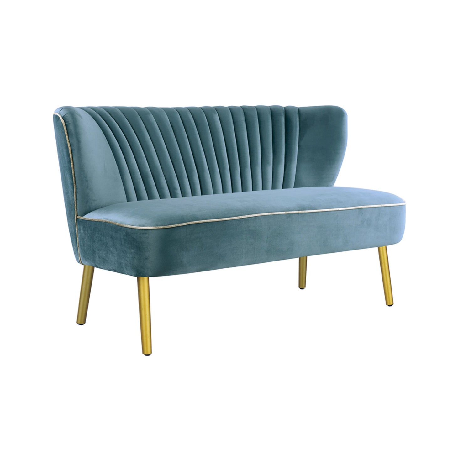 Steel Blue Coco Two Seater Sofa-abc