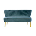 Steel Blue Coco Two Seater Sofa-abc
