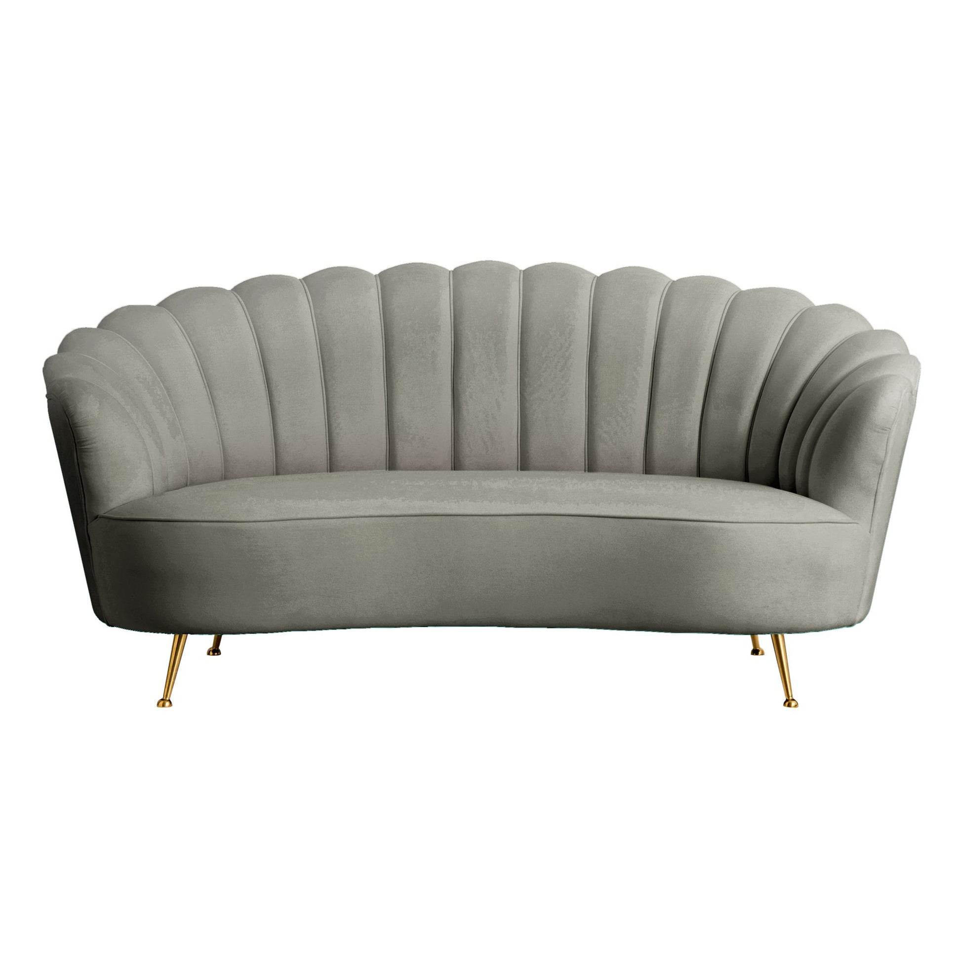 Charcoal Shell Sofa-abc