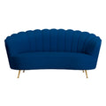 Navy Shell Sofa-abc
