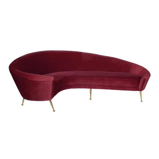 Monroe Sofa - Burgundy-abc