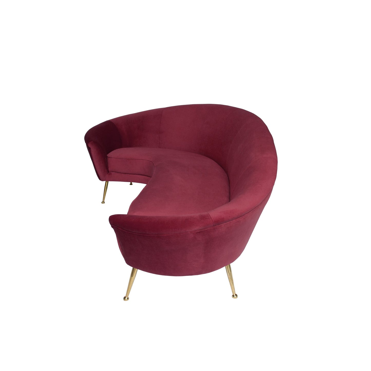 Monroe Sofa - Burgundy-abc