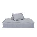 Capri Double Lounger - Patterno Grey-abc