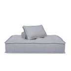 Capri Double Lounger - Patterno Grey-abc