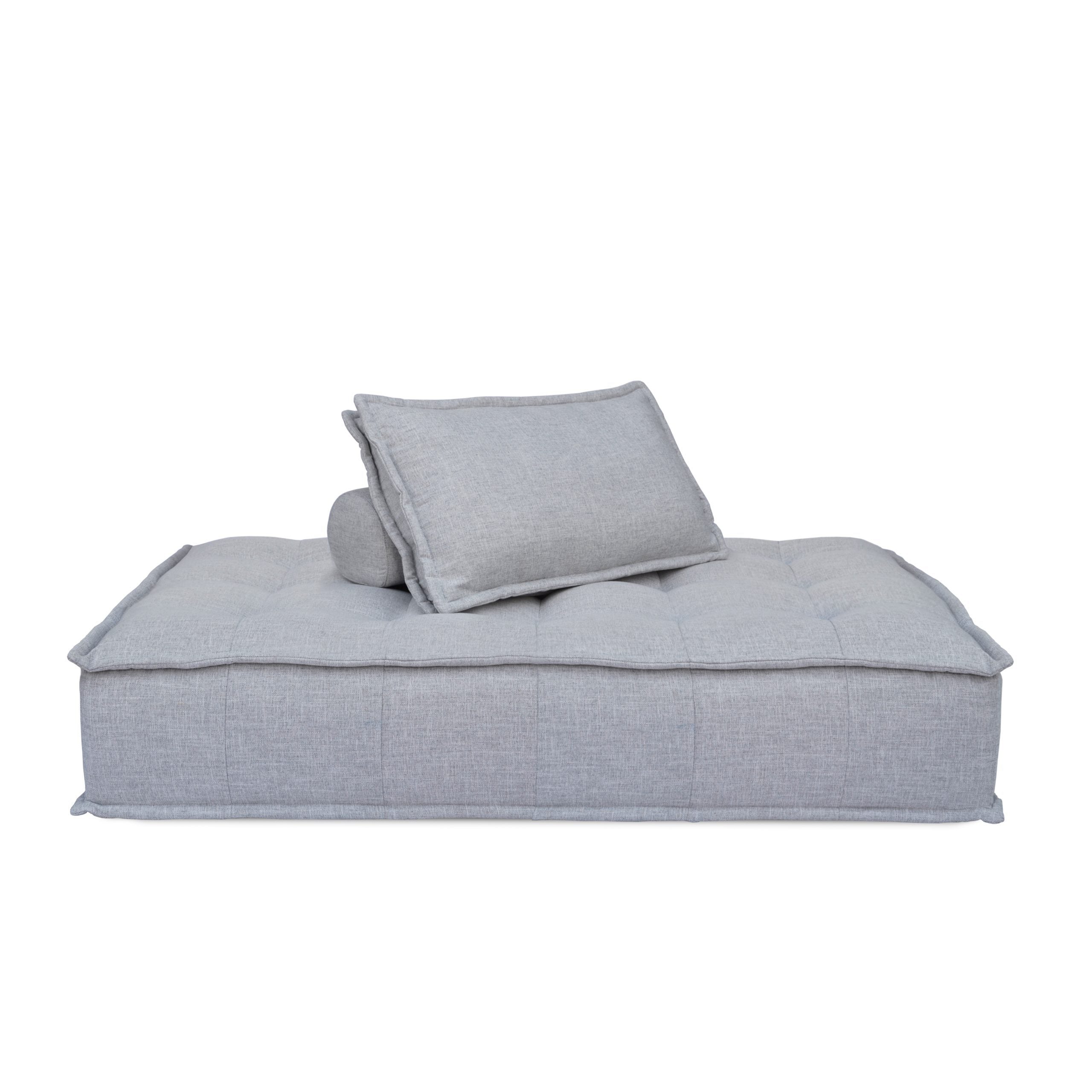 Capri Double Lounger - Patterno Grey-abc