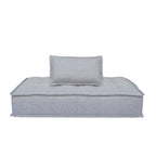 Capri Double Lounger - Patterno Grey-abc