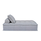 Capri Double Lounger - Patterno Grey-abc