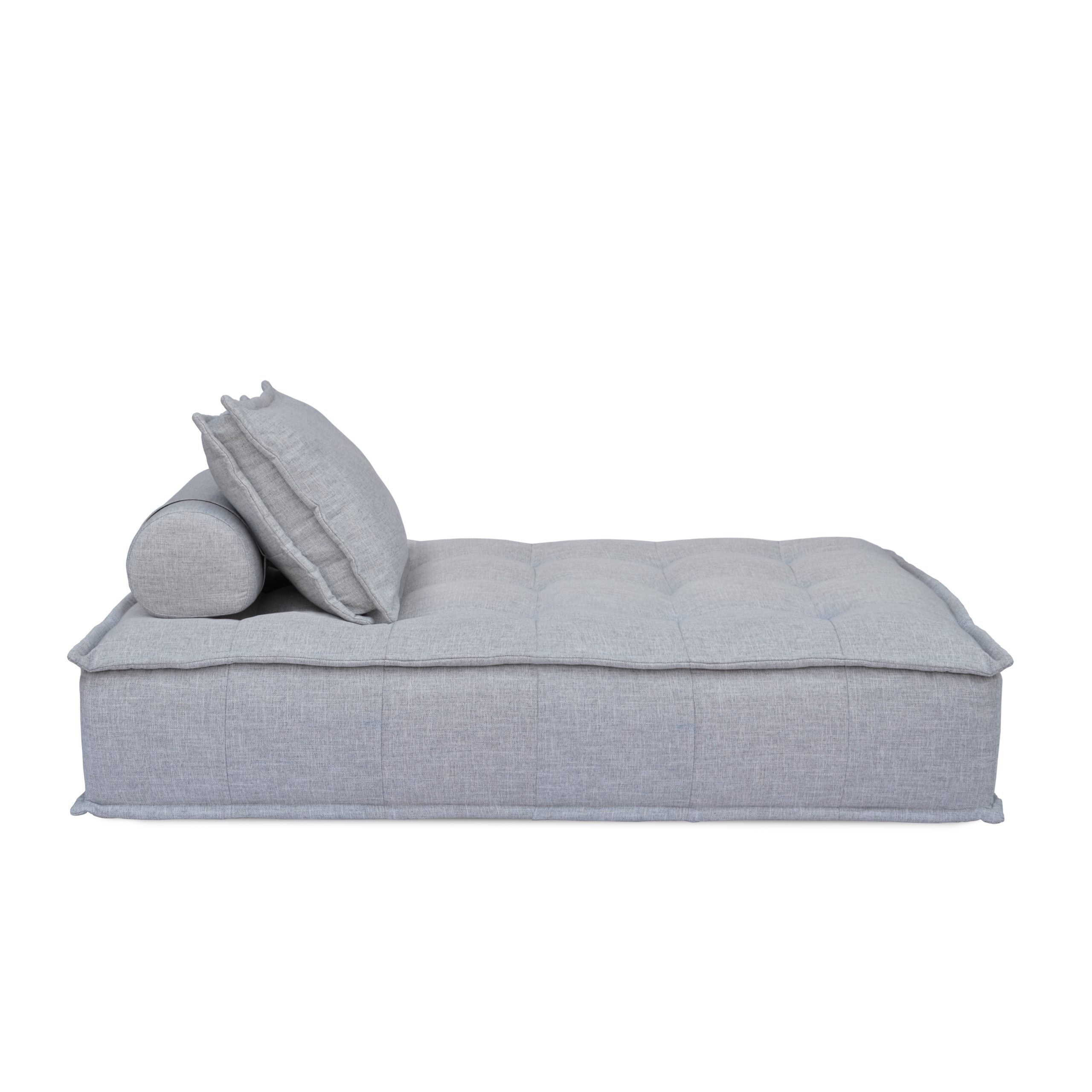 Capri Double Lounger - Patterno Grey-abc