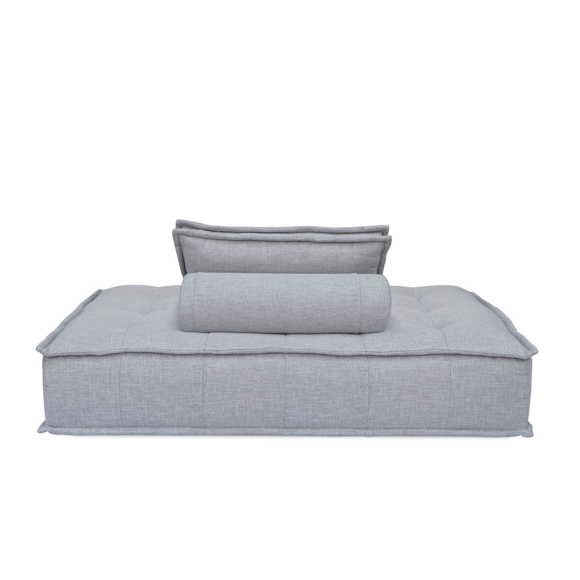 Capri Double Lounger - Patterno Grey-abc