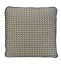 Coco Piped Cushions - Black & Gold Tweed-abc