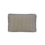 Coco Piped Lumbar Cushions - Black & Gold Tweed-abc