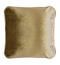 Coco Piped Velvet Cushions - Vintage Gold-abc