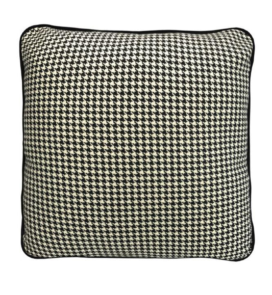 Coco Piped Cushions - Houndstooth-abc