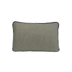 Coco Piped Lumbar Cushions - Houndstooth-abc