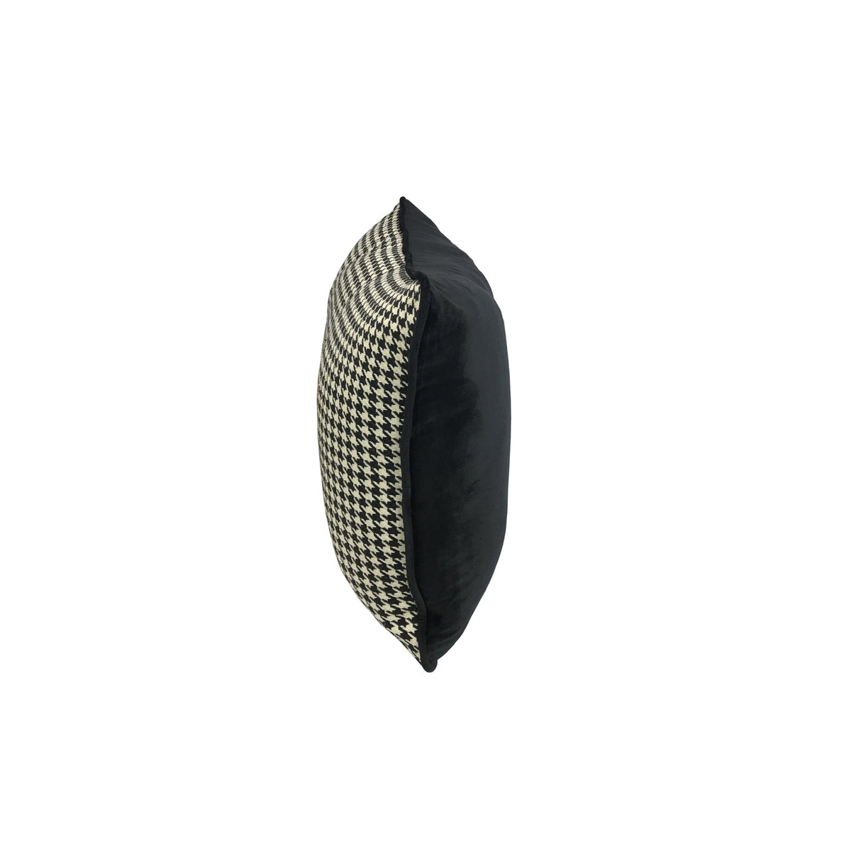 Coco Piped Lumbar Cushions - Houndstooth-abc