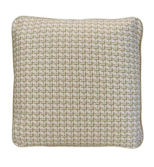 Coco Piped Cushions - Ivory Tweed-abc