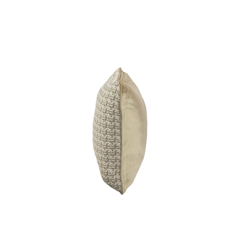 Coco Piped Lumbar Cushions - Ivory Tweed-abc