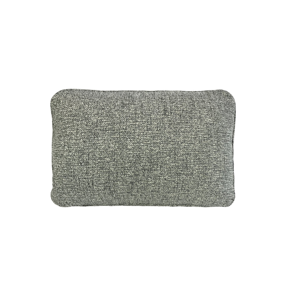 Coco Piped Lumbar Cushions - Textured Grey-abc