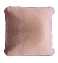Coco Piped Velvet Cushions - Vintage Rose-abc