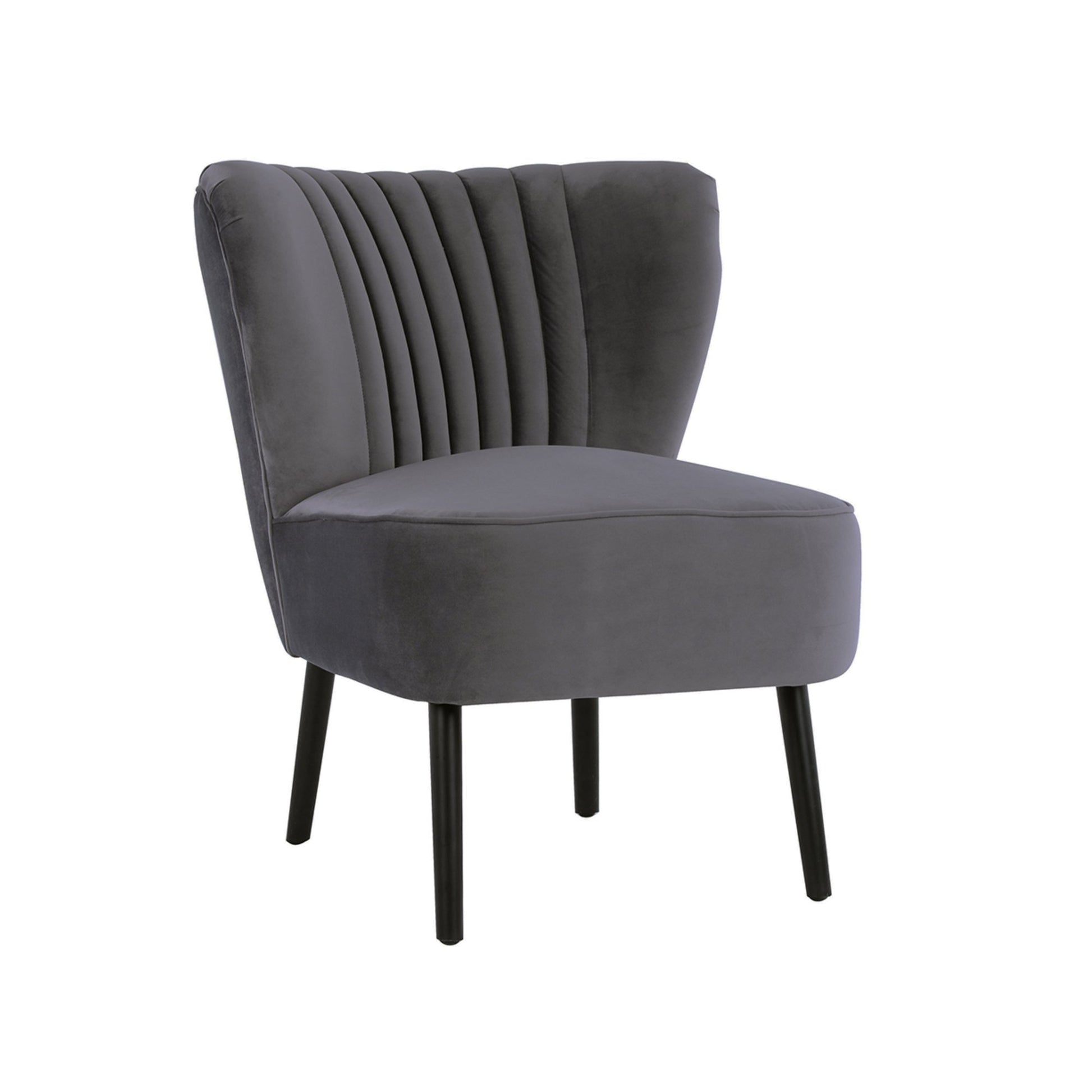 Charcoal Slipper Chair-abc