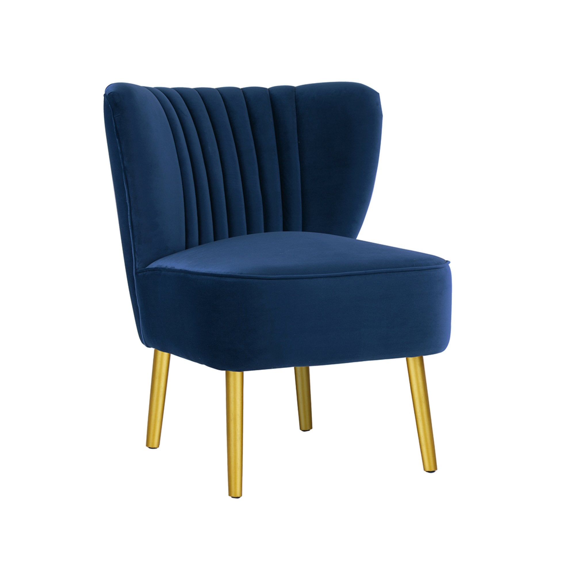 French Navy Slipper Chair-abc