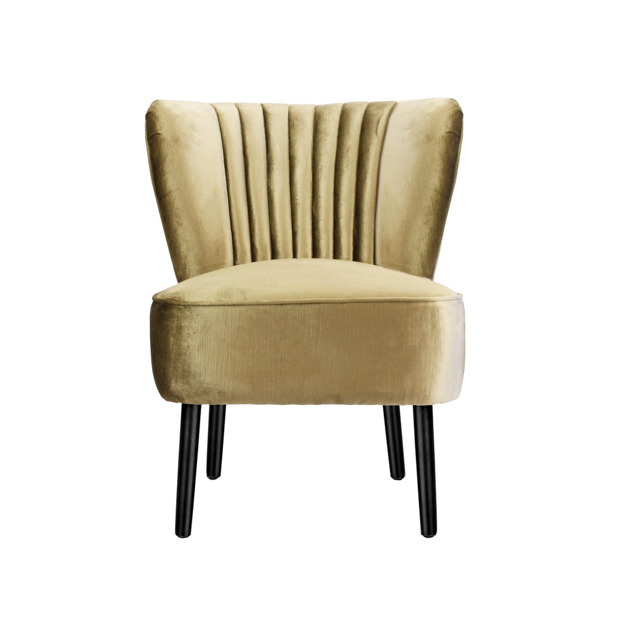 Vintage Gold Slipper Chair-abc