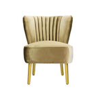 Vintage Gold Slipper Chair-abc