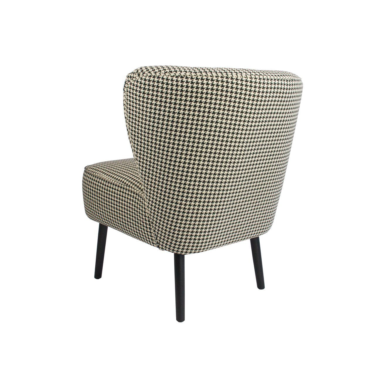 Houndstooth Slipper Chair-abc