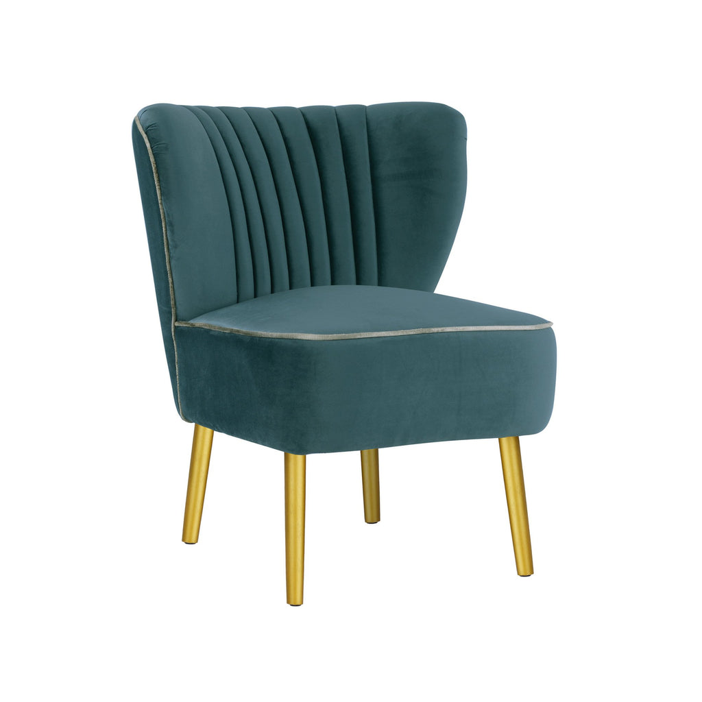 Steel Blue Slipper Chair-abc