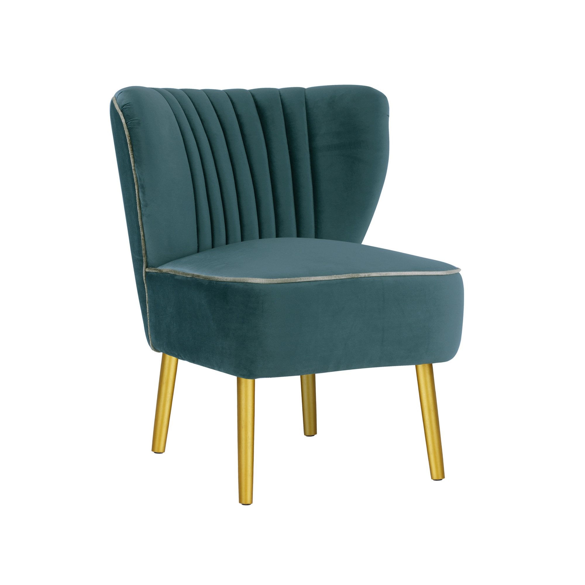 Steel Blue Slipper Chair-abc