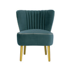 Steel Blue Slipper Chair-abc