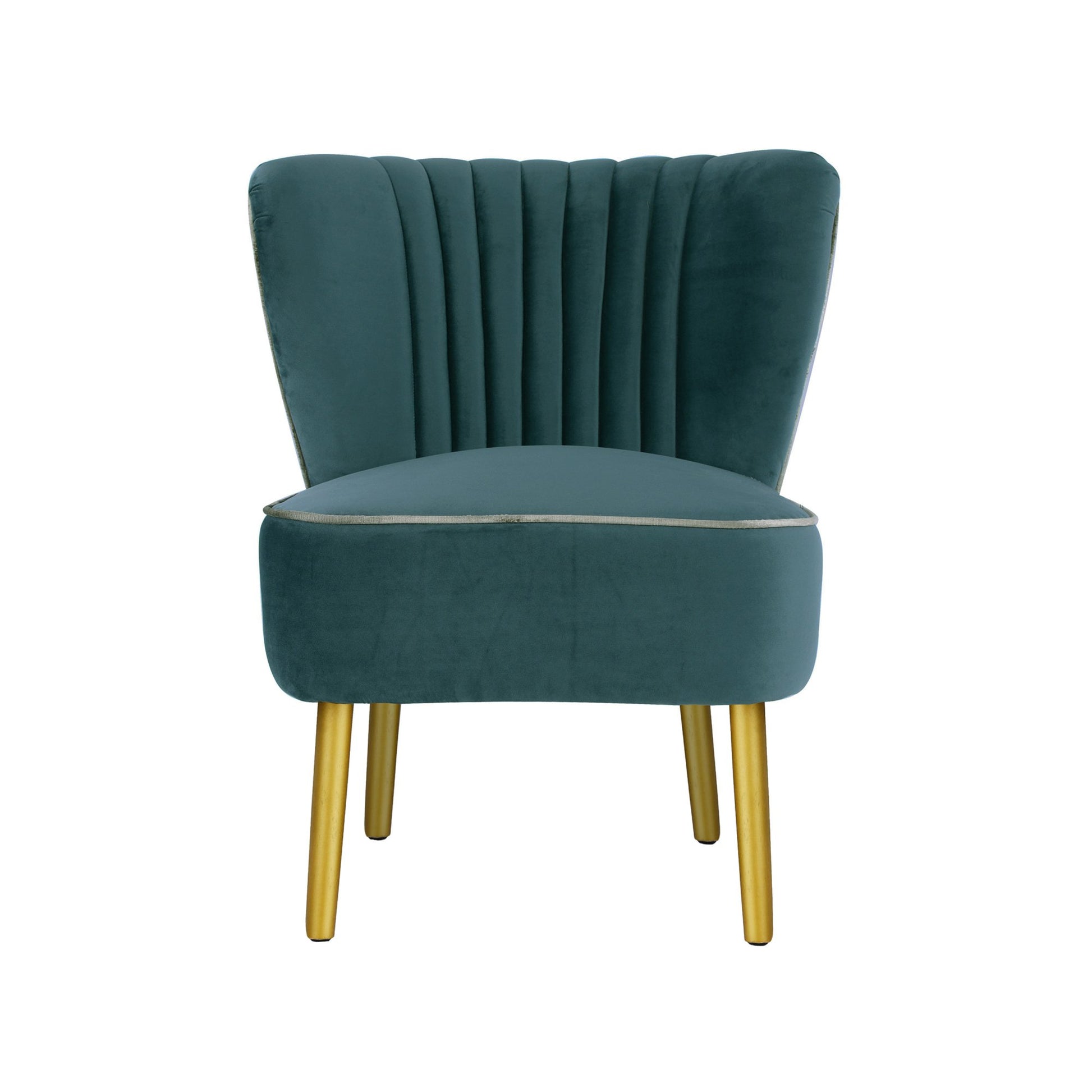 Steel Blue Slipper Chair-abc