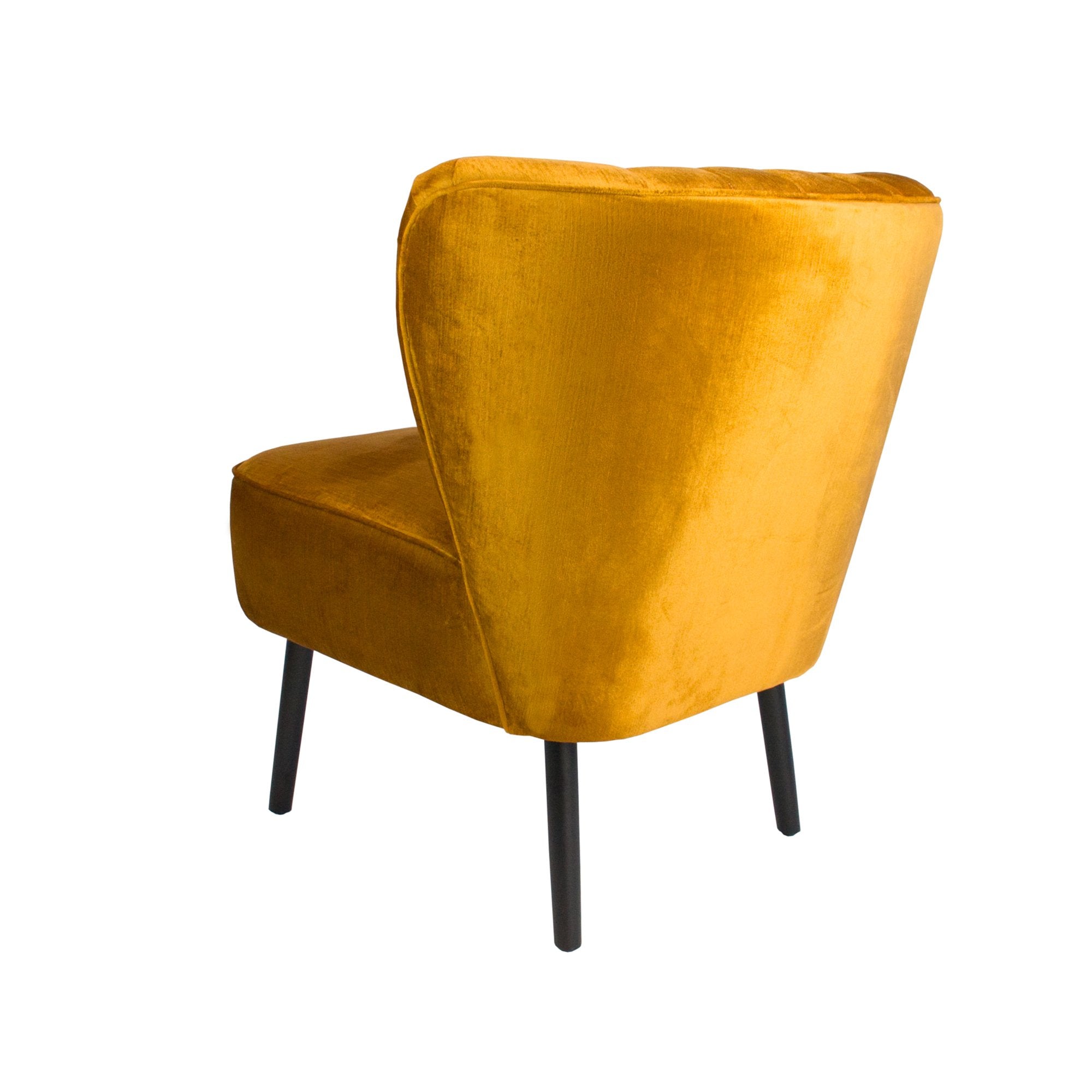 Vintage Marigold Slipper Chair-abc