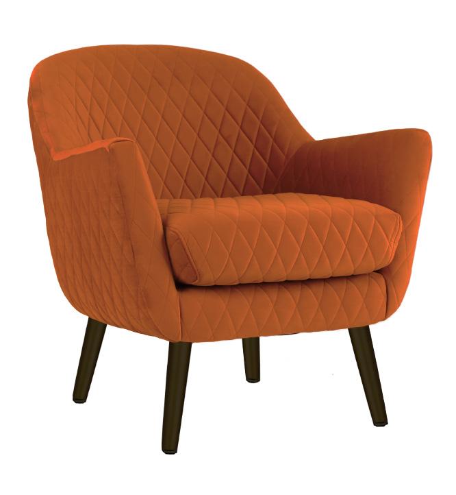 Coco Club Chair - Burnt Orange-abc