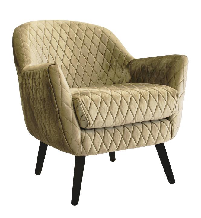 Coco Club Chair - Vintage Gold-abc