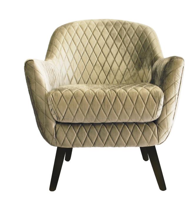 Coco Club Chair - Vintage Gold-abc